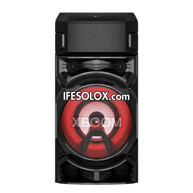 LG XBOOM RN5 Super Bass Blast Bluetooth HiFi Home Theater + Karaoke Mic & Guitar Input, DJ App - Brand New