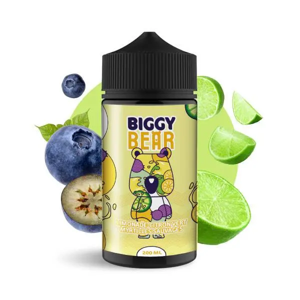 Limonade Citron Vert Myrtilles sauvages 200ML - Biggy Bear