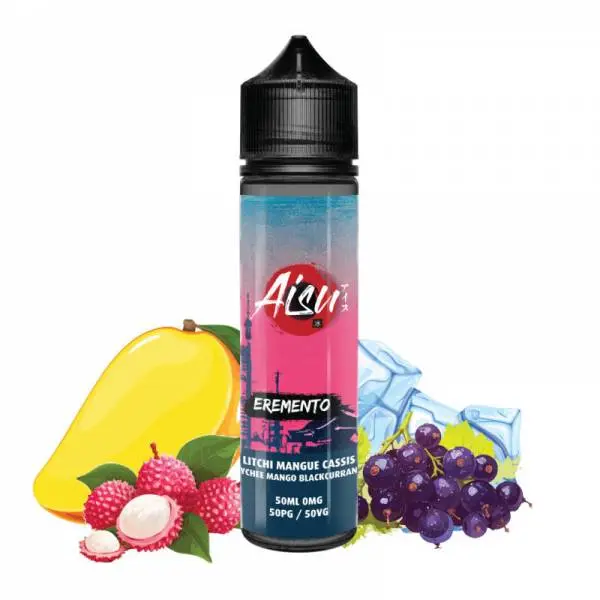 Litchi Mangue Cassis 50 ml - Aisu Eremento