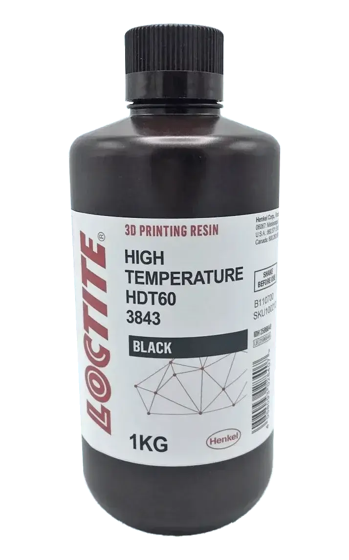 LOCTITE 3D 3843 HDT60 MATTE BLACK RESIN - 1 KG