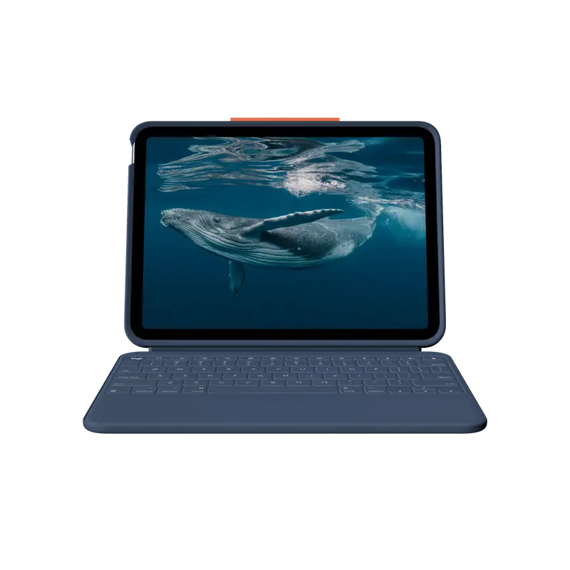 Logitech Rugged Combo 4c Touch Keyboard Case for iPad – Classic Blue