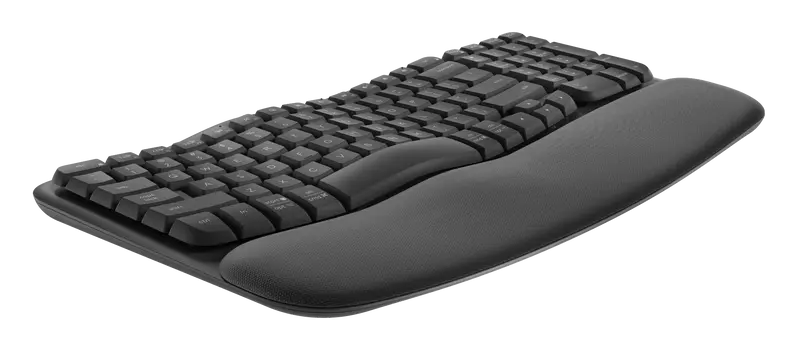 Logitech Wave Keys for Business Wireless Ergonomic Keyboard – Graphite