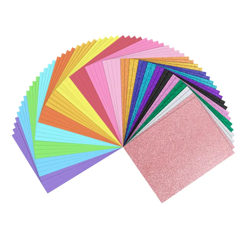 LOKLIK - ASSORTIMENT DE 60 FEUILLES DE PAPIERS CARTONNES POUR PROJETS CREATIFS