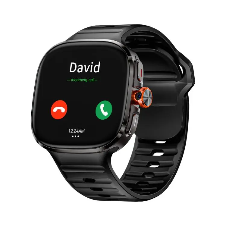 LOKMAT APPLLP 6 Max 4G Smart Watch, 2.16 inch SC8541E Quad Core, 3GB+32GB, Android 8.1, Video Call , Heart Rate(Black)