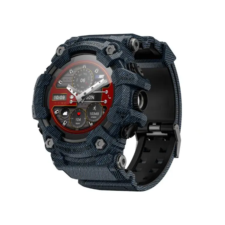 LOKMAT ATTACK T Rugged Smart Watch, 1.32 inch, BT Call, SOS, Pedometer, Sleep Tracking, Heart Rate, Blood Pressure, Blood Oxygen(Blue)