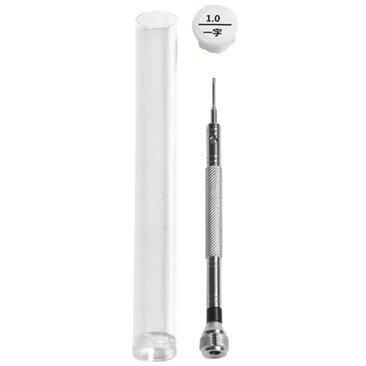LSD5120 Repair Watch Glasses Stainless Steel Screwdriver Precision Watch Screwdriver Tool 1.0 Straight (Black)