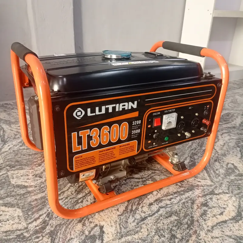 LUTIAN LT3600 3.2KVA 100% Copper Manual Petrol Generator - Brand New