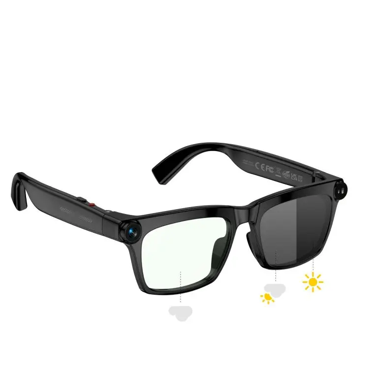 M10A AI Smart Glasses with 20MP Camera, HeyCyan App, AI Translation, Video Recording, Voice Assistant, Type