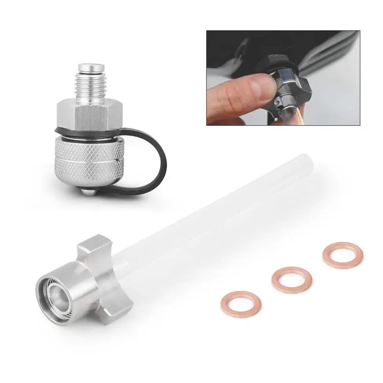 M12x1.75 Magnetic Car Modification Quick-rotating Stainless Steel Oil Pan Drain Valve(Silver)