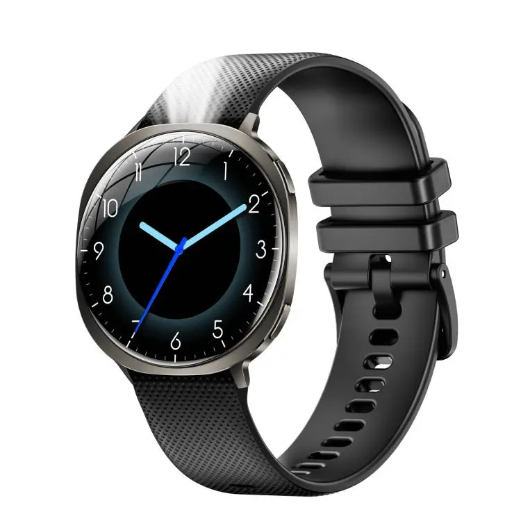 M301 Smart Watch, 1.32 inch AMOLED Screen, Heart Rate, Blood Oxygen, Blood Pressure, Women Health, Voice Assistant(Black)