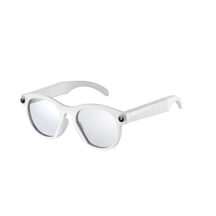 M88-S 8MP AI Smart Glasses, Support Bluetooth Call / AI Voice Assistant / Music Control(White Transparent)