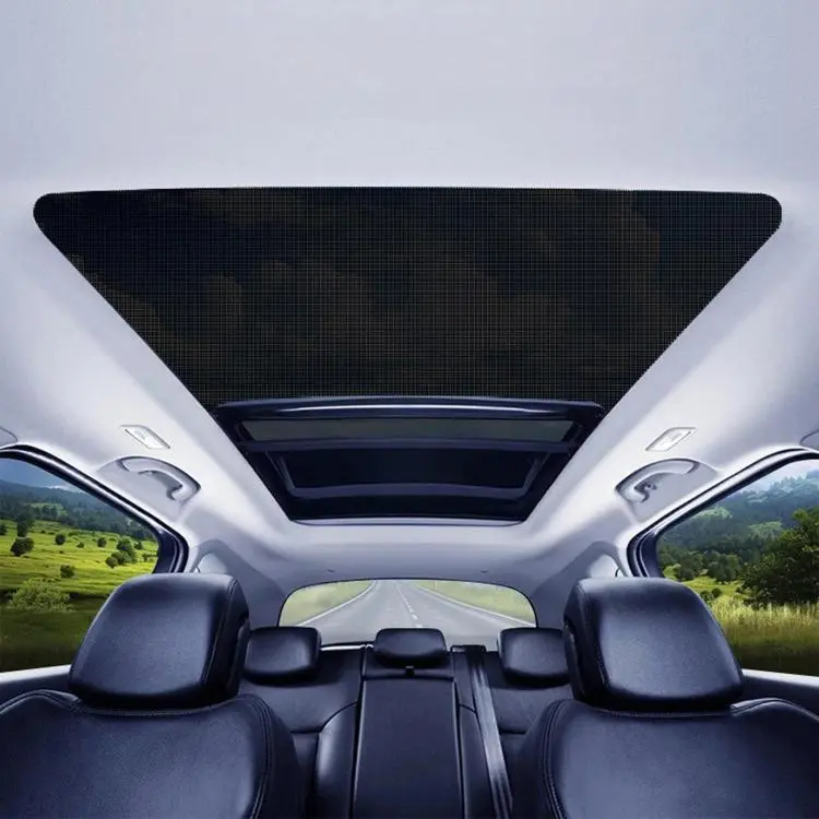Magnetic Car Sunroof Mesh Shade Heat Insulation Sun & Mosquito Protection Net For Roof, Size