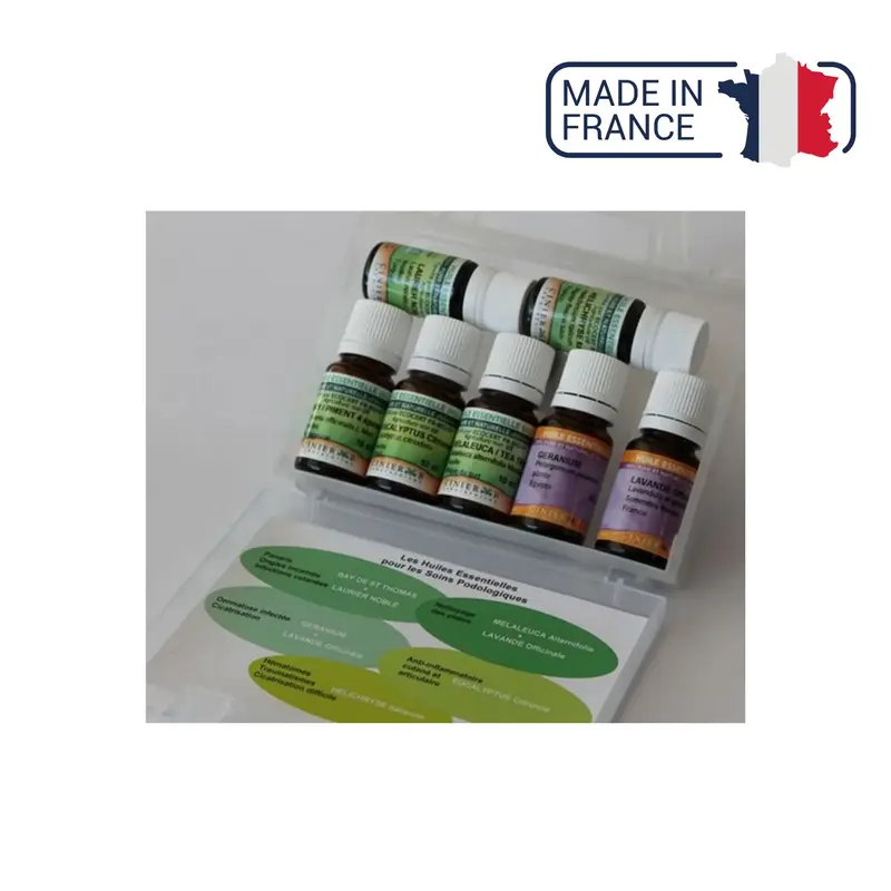 Mallette Podologique - 7 Huiles Essentielles - Laboratoires Cinier B
