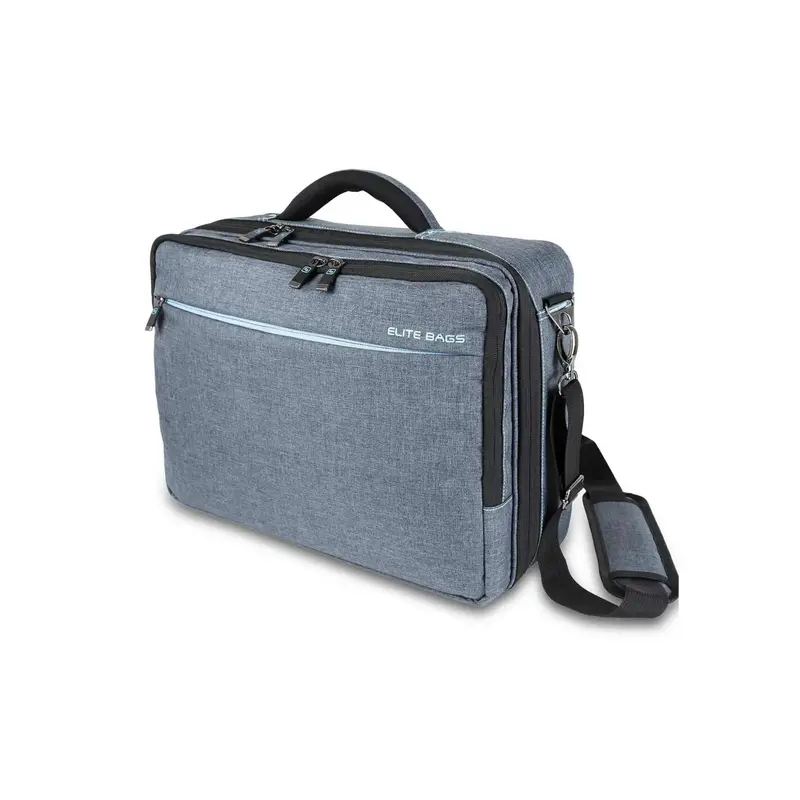Mallette STREET pour domicile - Gris - Chariot à roulettes en option - Elite bags