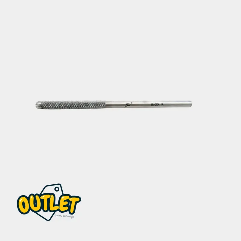 Manche porte lame de burin - 12 cm - Inox // Fin de série