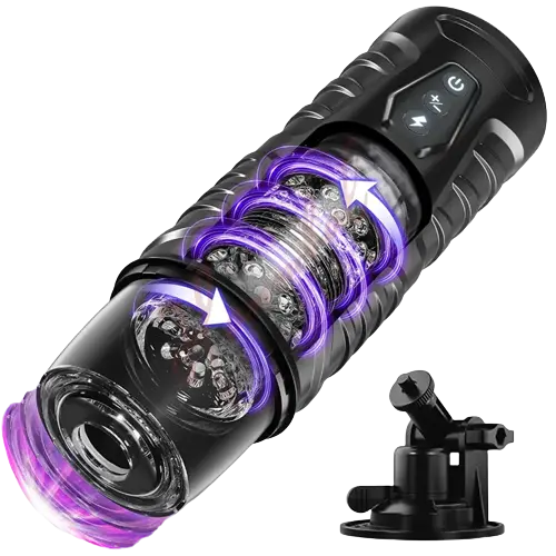 MANIZER MAX - Masturbateur automatique avec support - Mode rotatif et poussée
