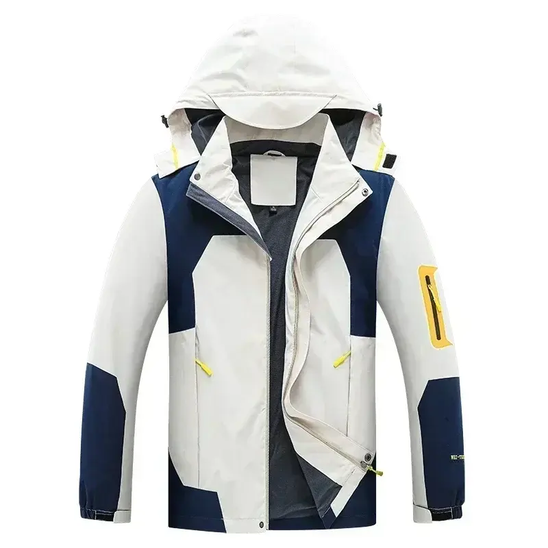 Manteau à Capuche Imperméable et Coupe-vent pour Homme