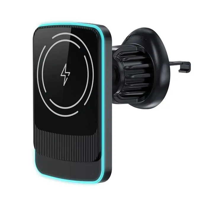 MDX-T6 Acrylic Car Magnetic Wireless Charger Holder(Black)