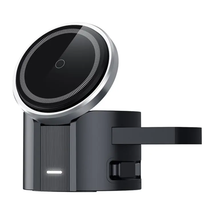 MDX-WQ25 Magnetic 3-in-1 Multifunctional Foldable Wireless Charger(Black)