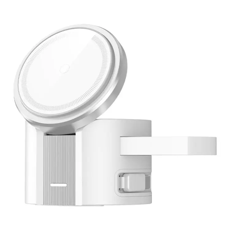 MDX-WQ25 Magnetic 3-in-1 Multifunctional Foldable Wireless Charger(White)