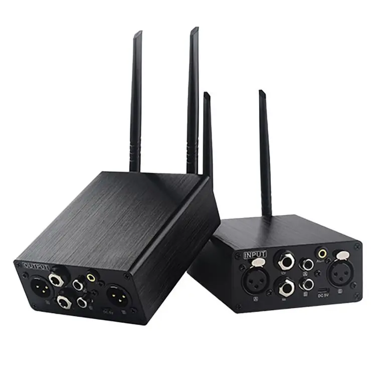 Measy AU680A XLR Wireless Audio Transmitter and Receiver Set, Plug Type