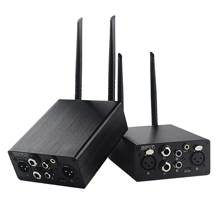 Measy AU680A XLR Wireless Audio Transmitter and Receiver Set, Plug Type