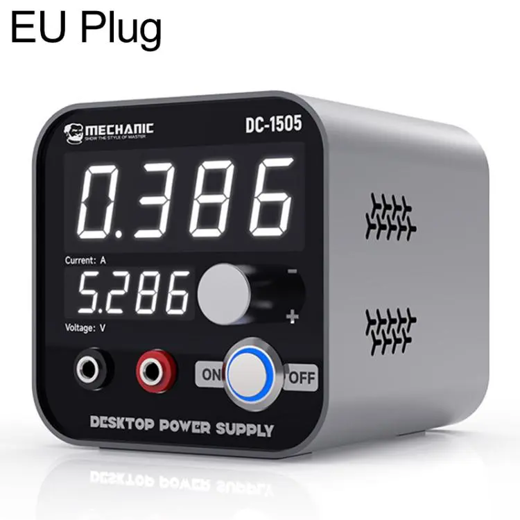 MECHANIC DC-1505 15V / 5A Intelligent Digital Adjustable Switching DC Power Supply(EU Plug)