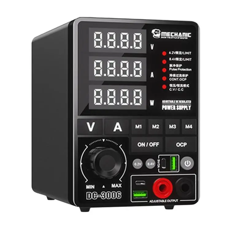 MECHANIC DC-3006 US Plug Adjustable DC Regulated Power Supply High Precision Fine-Tuning Voltage Limiting Power Source