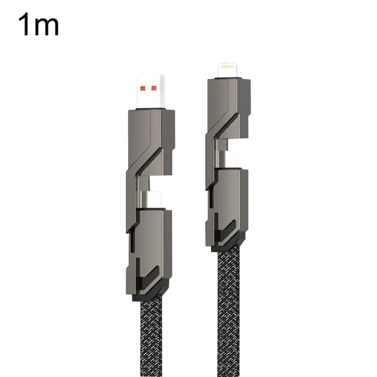 Mechatronic 4 In 1 Charging Cable Cell Phone Fast Charging Data Cords, Length