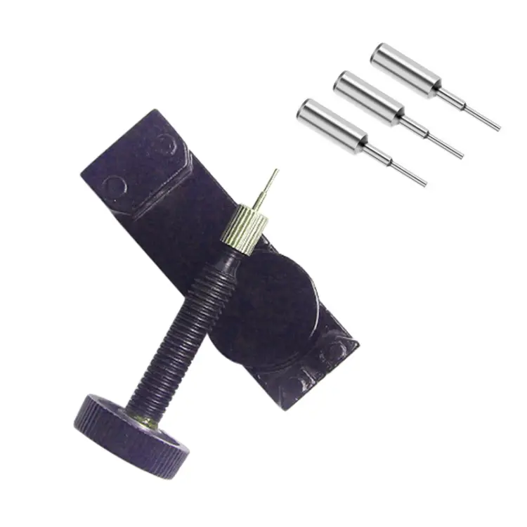 Metal Adjustable Height Watch Band Link Pin Remover(Black)