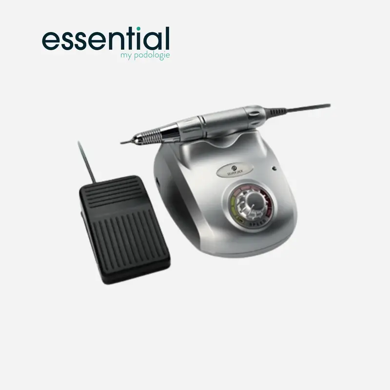 Micromoteur de podologie Silver Jack - 35 000 tpm - Essential by My Podologie