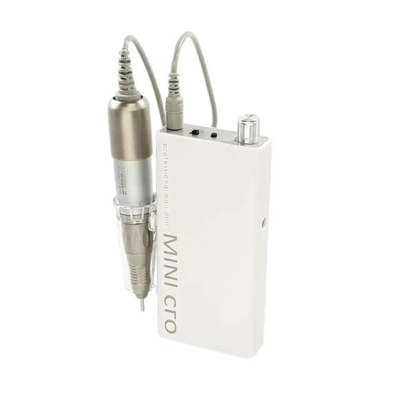 Mini-cro BLDC - Micromoteur portable - Blanc - 30 000 tr/min - Avec pièce à main démontable