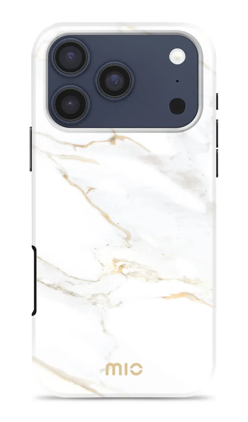 Mio by Mobilize White Marble MagSafe Case for iPhone 17 Pro Max