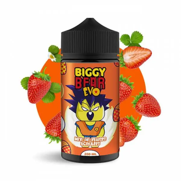 Mix de Fraises Acidulées 200ML - Biggy Bear Evo