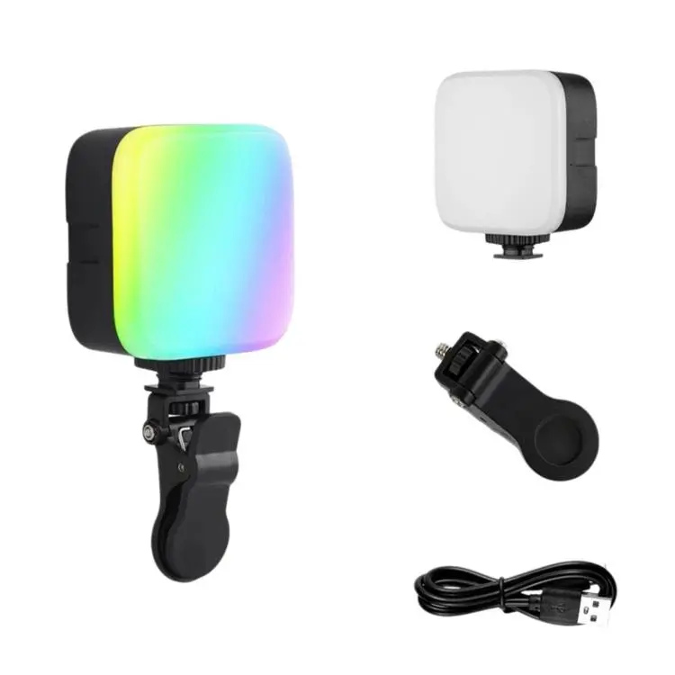 MJ-05 RGB Smartphone Light Portable Mini Pocket Light Outdoor Photography Video LED Lamp