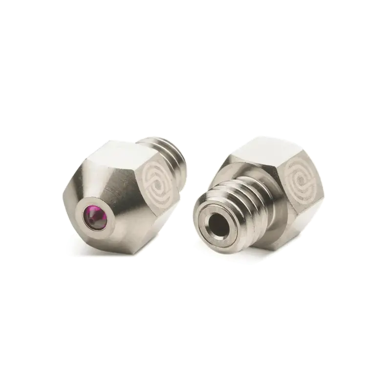 MK8 Nickel Plated Copper Nozzle with Ruby 0,4 mm - 1 pcs