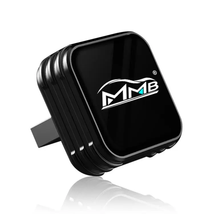 MMB 2 in 1 Car Smart Box Wired to Wireless Android Auto CarPlay Adapter(Black)