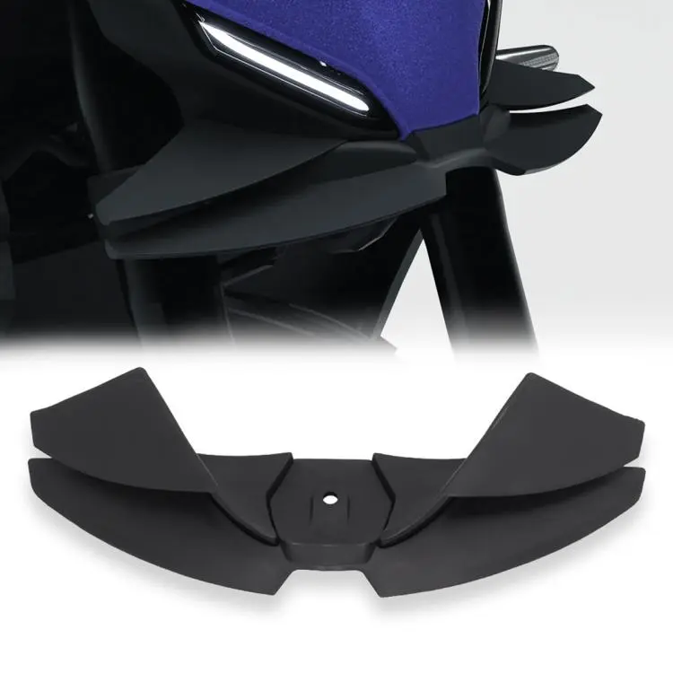 MO-TF022 Motorcycle Front Spoiler Downforce Winglet Kit For Yamaha MT07 2024-2025(Black)
