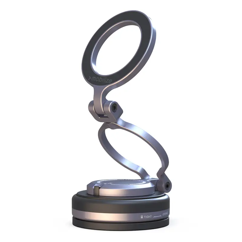 Mobilize MagSafe Phone Holder Premium Alloy – Vacuum & 360°