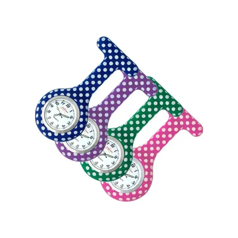 Montre analogique avec boîtier en silicone à pois - Plusieurs coloris - My Blouse