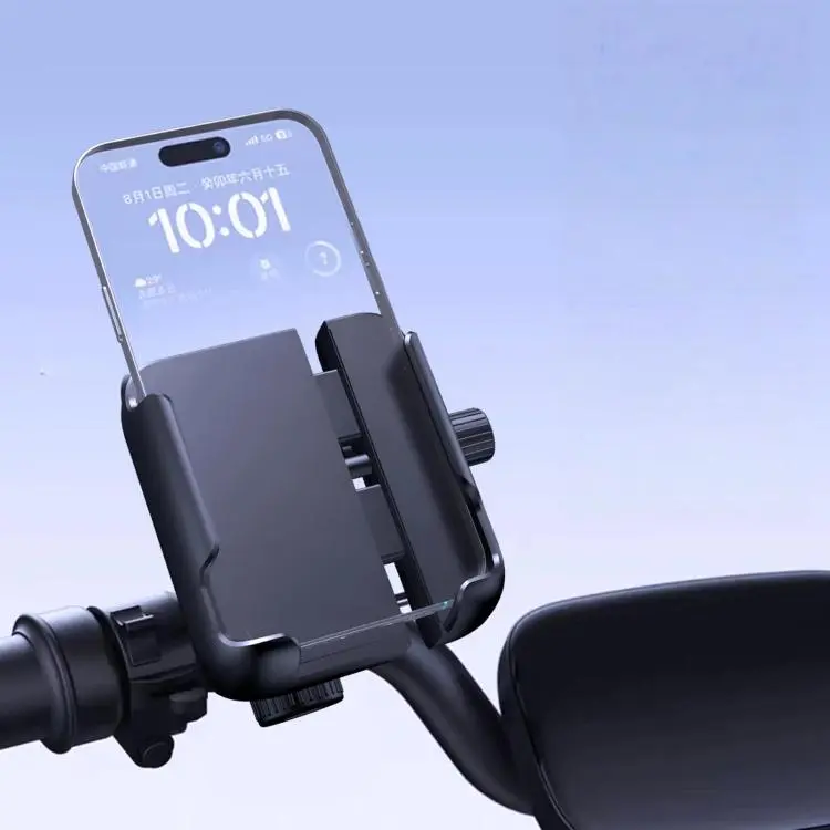 Motorcycle Shockproof Portable Riding Phone Holder Easy Access Cell Phone Mount, Style