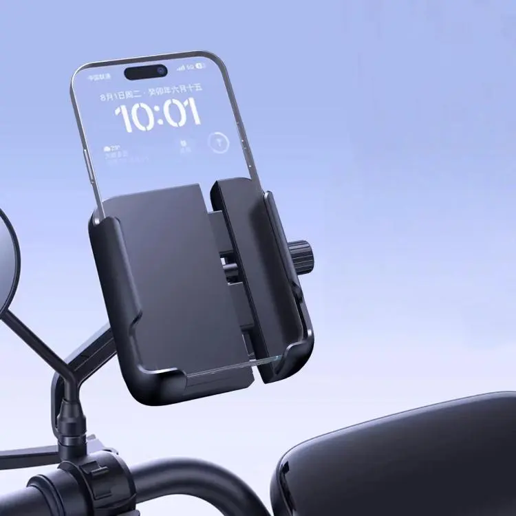 Motorcycle Shockproof Portable Riding Phone Holder Easy Access Cell Phone Mount, Style