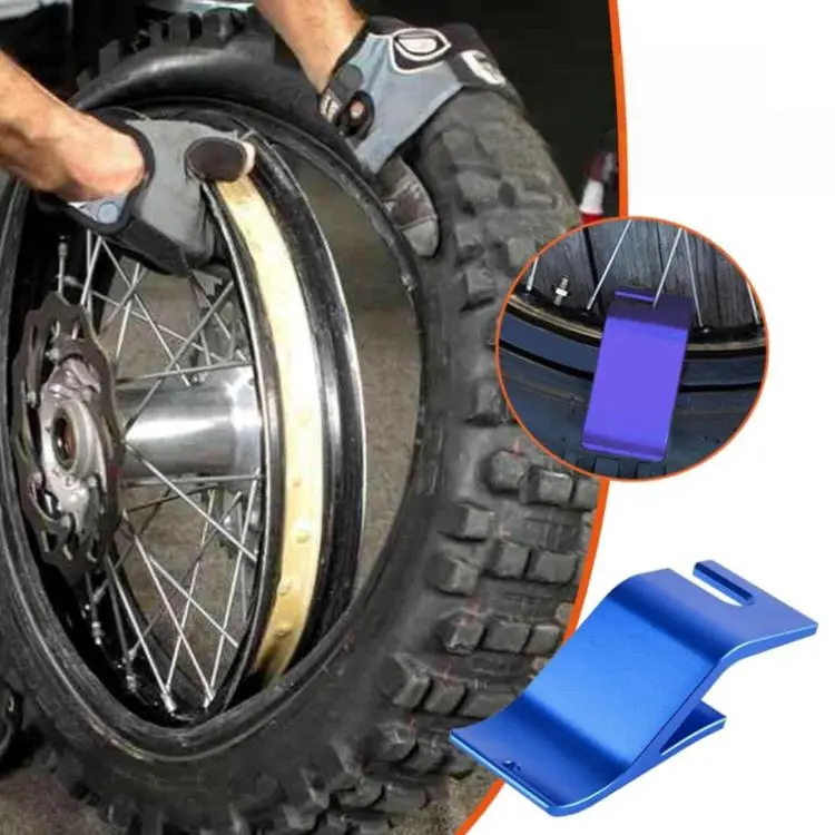 Motorcycle Tire Bead Replacement Installation Auxiliary Bracket(Blue)