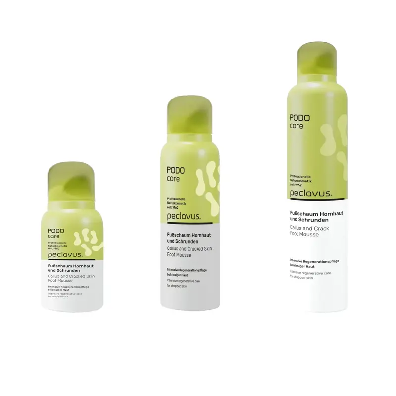 Mousse pour les pieds PODOCare - Anti-callosités et crevasses - 3 contenances - Peclavus