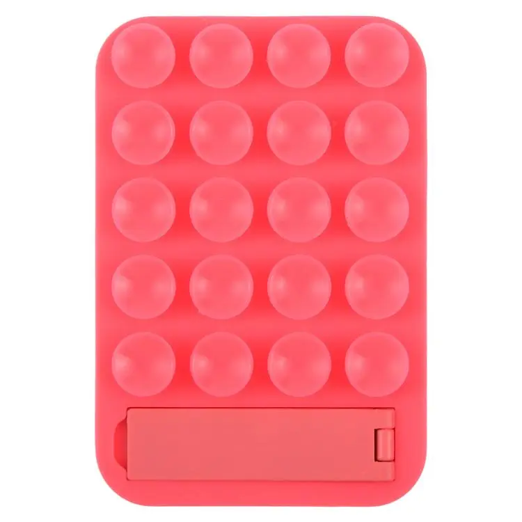 Multi-Functional Silicone Magnetic Phone Holder(Rose Red)