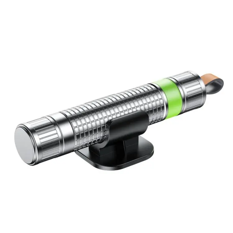 Multifunctional Car Emergency Escape Tool With Window Breaker And Seatbelt Cutter(Silver)