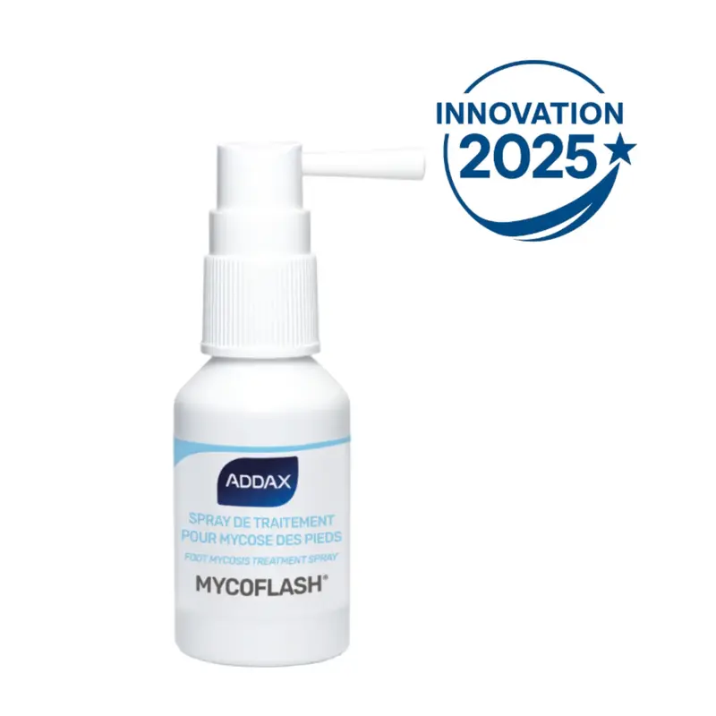 MYCOFLASH® - Spray Antifongique - traitement pied d’athlète - 25 ml - Laboratoire Addax