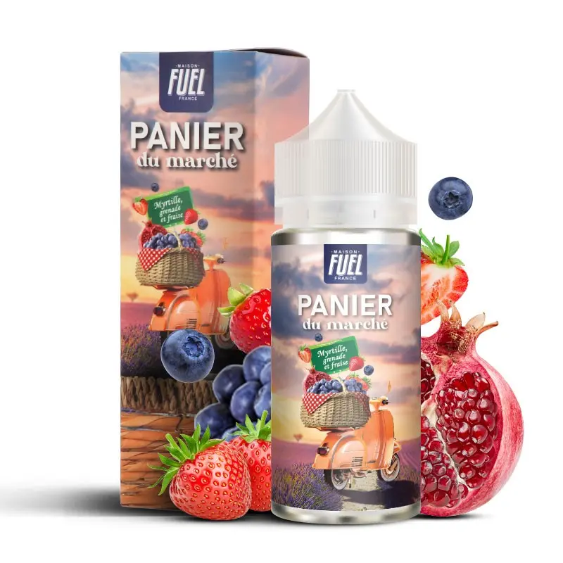 Myrtille Grenade Fraise - Panier Du Marché 100ml