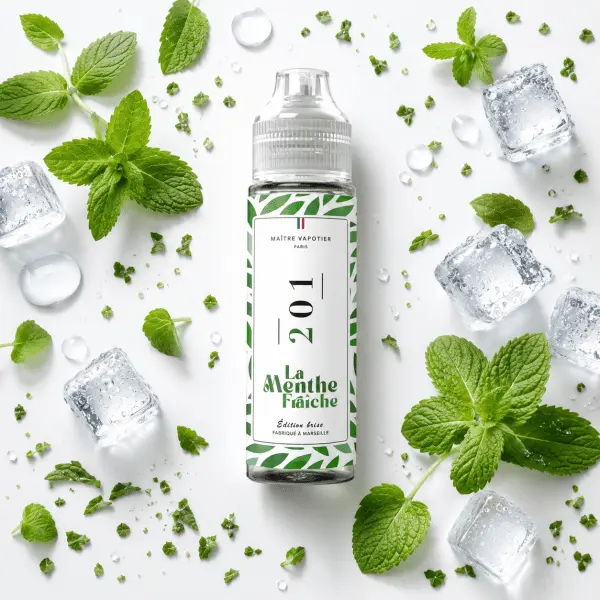 N°201 La Menthe Fraîche 50ml - Maître Vapotier