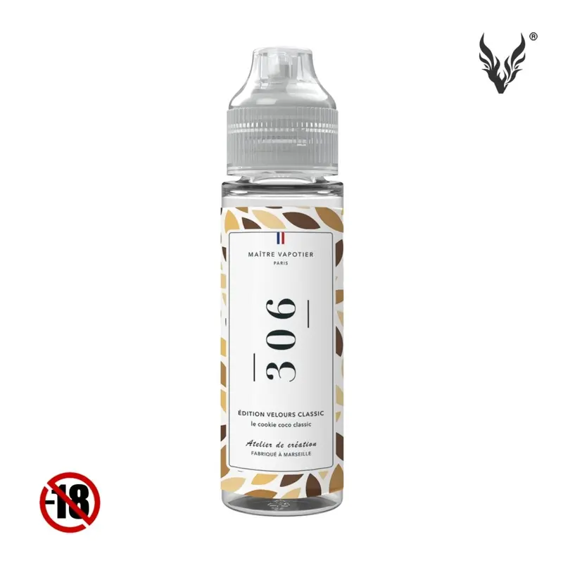 N°306 Le Cookie Coco Classic 50ml - Maître Vapotier